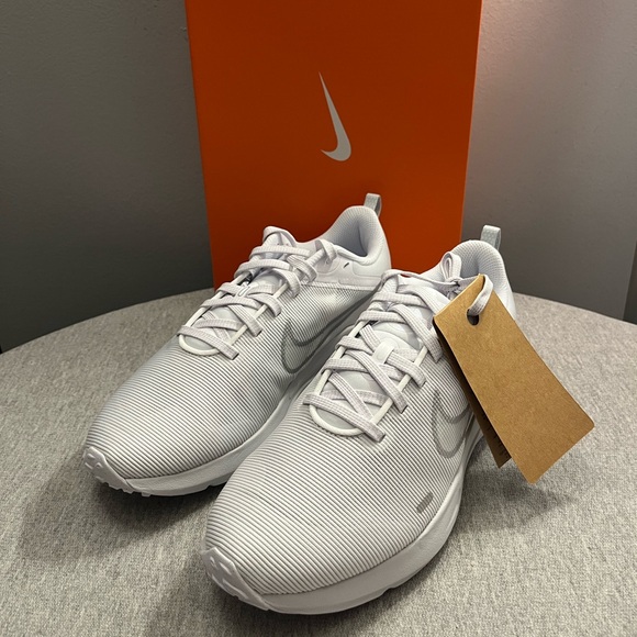 Nike Shoes - Nike Downshifter 12 White Silver Running Women’s Shoe Size 8.5 DD9294-100